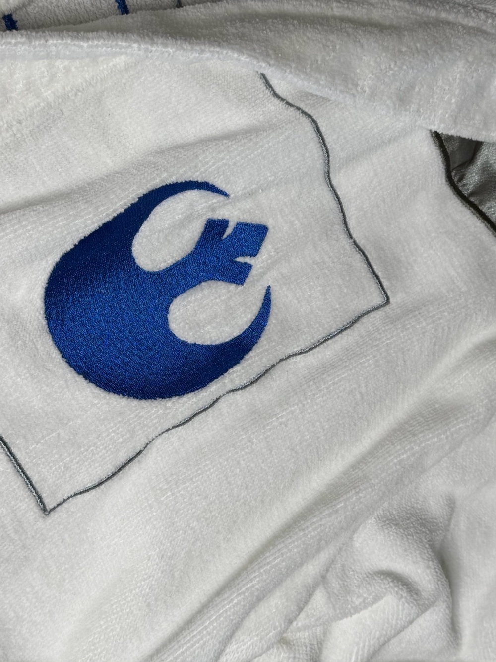 Star Wars The Robe Factory R2D2 Hooded Bathrobe - OSFM - Picture 5 of 9
